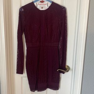 Windsor lace burgundy dress